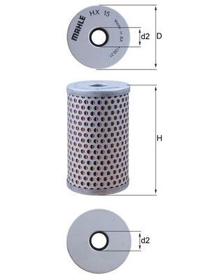 Filtru hidraulic, sistem directie - KNECHT