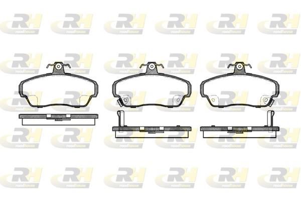 set placute frana,frana disc - ROADHOUSE