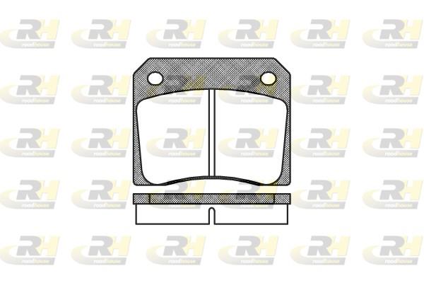 set placute frana,frana disc - ROADHOUSE