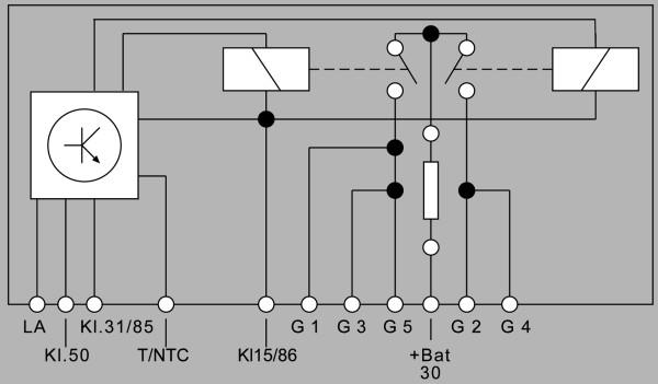 unitate de control,bujii incandescente - HELLA