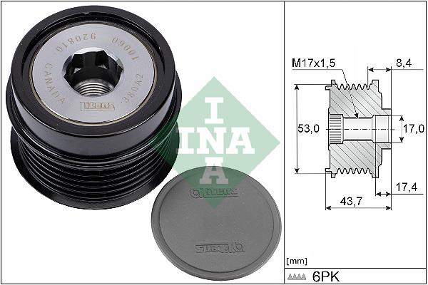 Sistem roata libera, generator - INA