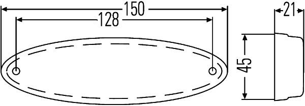 Lampa laterala - HELLA
