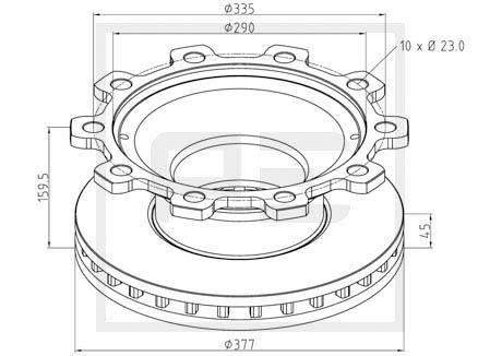 Disc frana - PE Automotive