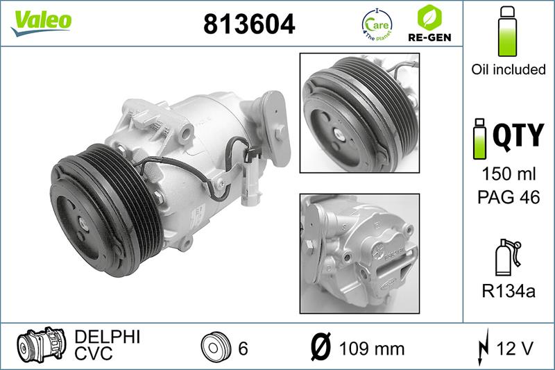 Compresor, climatizare - VALEO