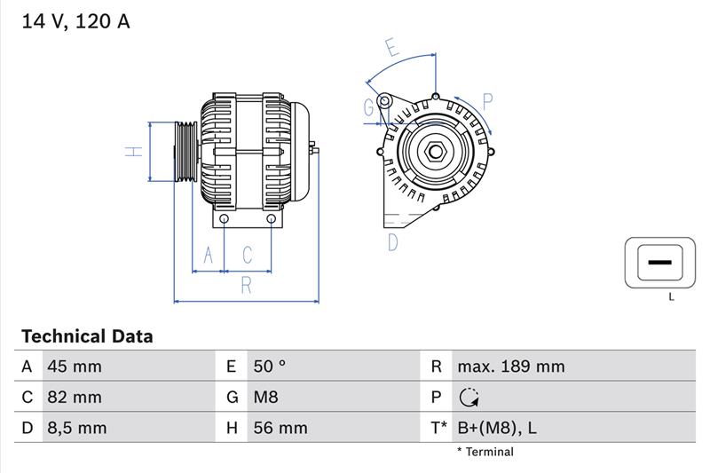 Generator / Alternator - BOSCH