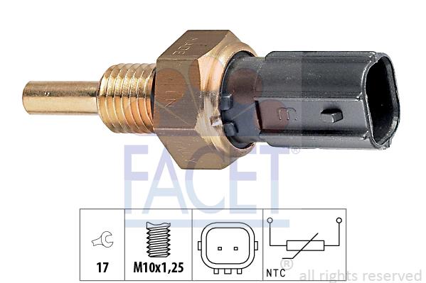 senzor,temperatura lichid de racire; senzor,temperatura lichid de racire; senzor,temperatura lichid de racire - FACET