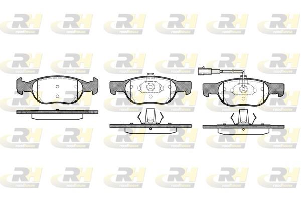 set placute frana,frana disc - ROADHOUSE