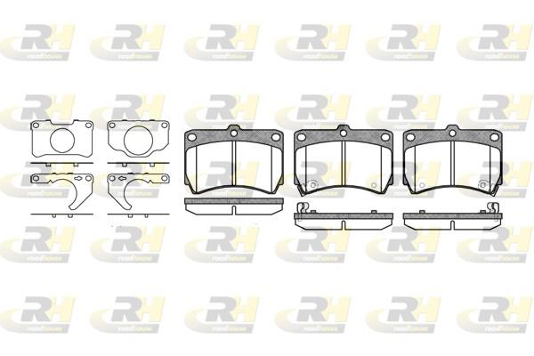 set placute frana,frana disc - ROADHOUSE