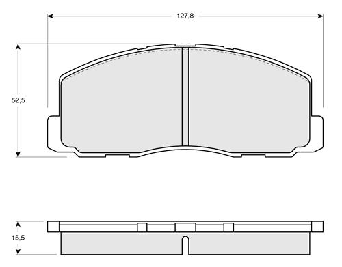 set placute frana,frana disc - STARLINE