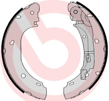Set saboti frana - BREMBO