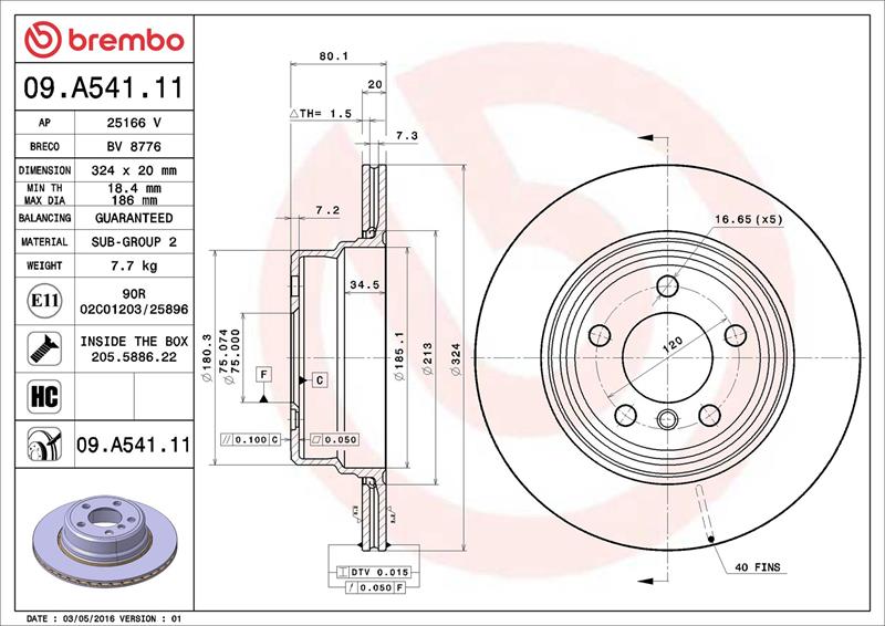 Disc frana - BREMBO