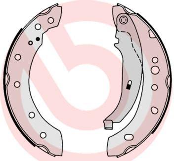 Set saboti frana - BREMBO