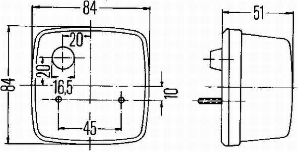 Lampa spate - HELLA