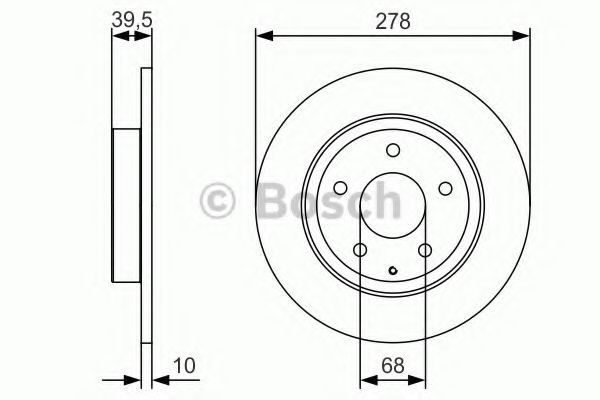 Tub interior furcă față - TNK