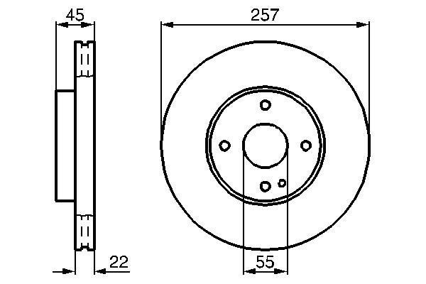Disc frana - BOSCH