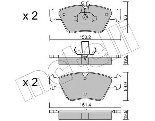 Set curea trapezoidale cu nervuri - CONTINENTAL CTAM