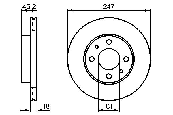 Disc frana - BOSCH