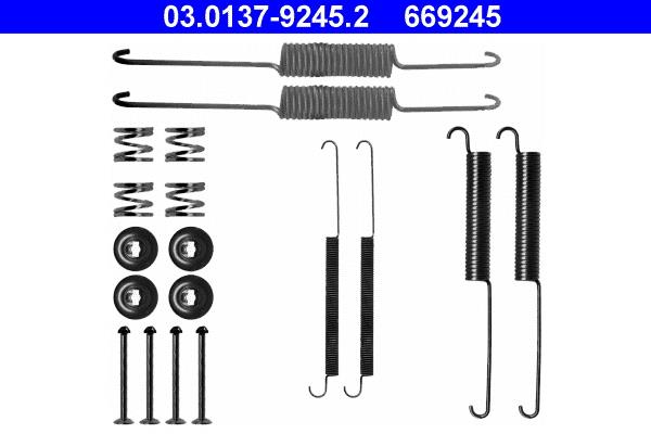 Set accesorii, sabot de frana - ATE