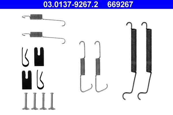 Set accesorii, sabot de frana - ATE