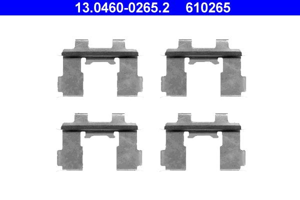 Set accesorii, placute frana - ATE