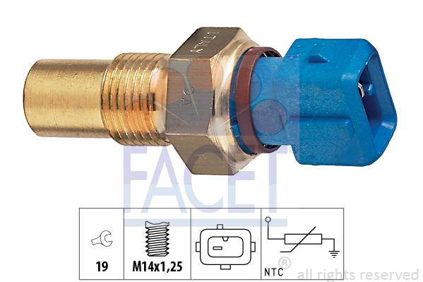 senzor,temperatura lichid de racire; senzor,temperatura lichid de racire; senzor,temperatura lichid de racire - FACET