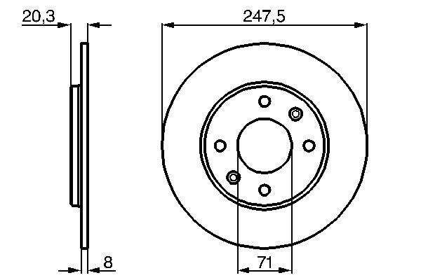 Disc frana - BOSCH