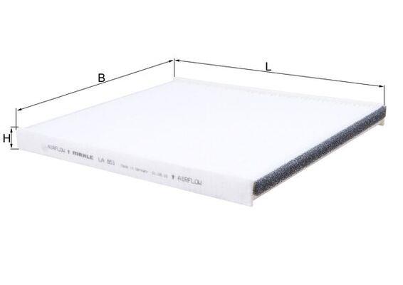 Filtru, aer habitaclu - KNECHT