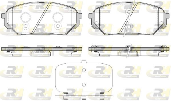 set placute frana,frana disc - ROADHOUSE