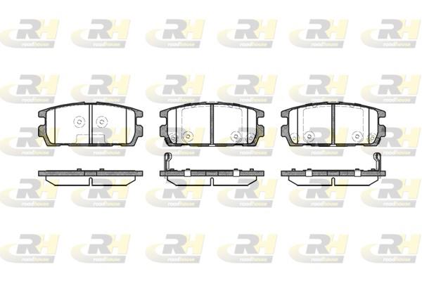 set placute frana,frana disc - ROADHOUSE