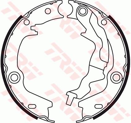Set saboti frana, frana de mana - TRW