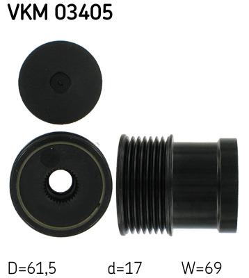 Sistem roata libera, generator - SKF