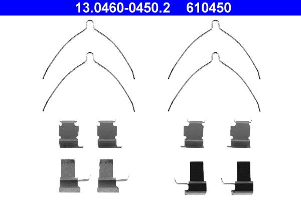 Set accesorii, placute frana - ATE