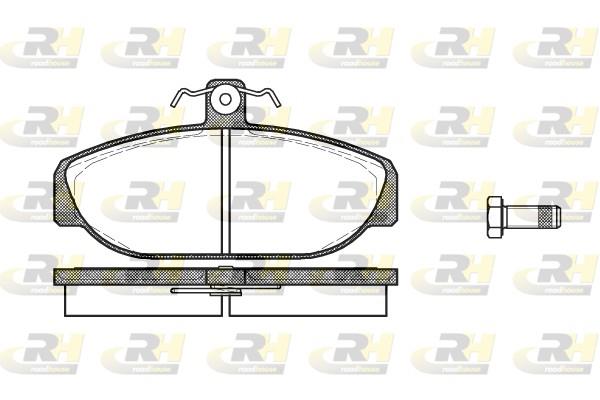 set placute frana,frana disc - ROADHOUSE