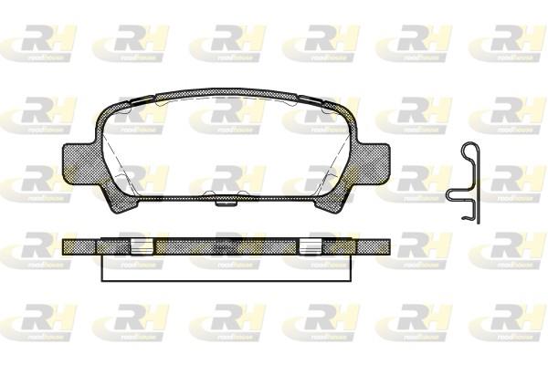 set placute frana,frana disc - ROADHOUSE