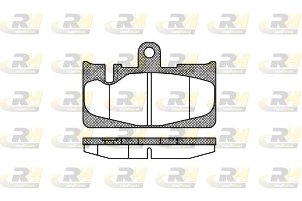 set placute frana,frana disc - ROADHOUSE