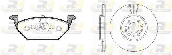 Set frana, frana disc - ROADHOUSE