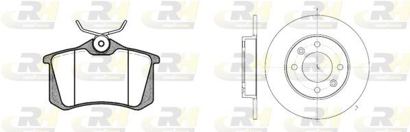 Set frana, frana disc - ROADHOUSE