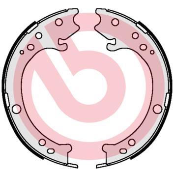 Set saboti frana, frana de mana - BREMBO