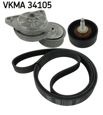 Set curea transmisie cu caneluri - SKF