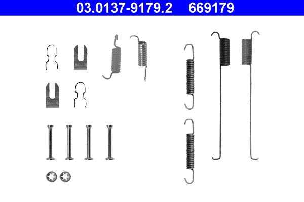 Set accesorii, sabot de frana - ATE