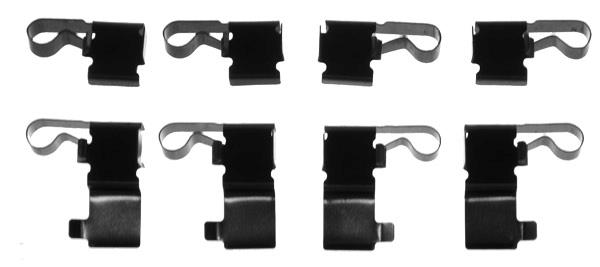 Set accesorii, placute frana - TRW