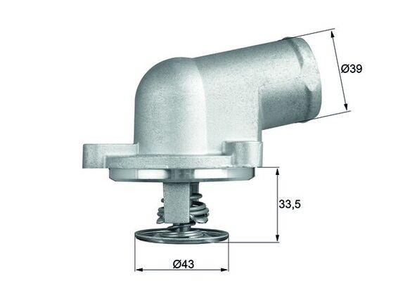 termostat,lichid racire - BEHR