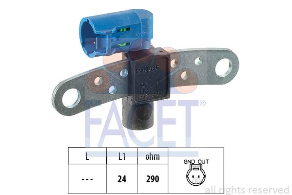 Senzor impulsuri, arbore cotit; senzor impulsuri,volanta - FACET