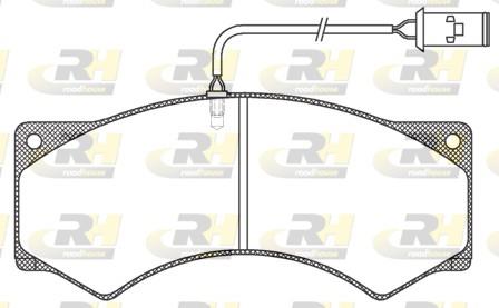 set placute frana,frana disc - ROADHOUSE