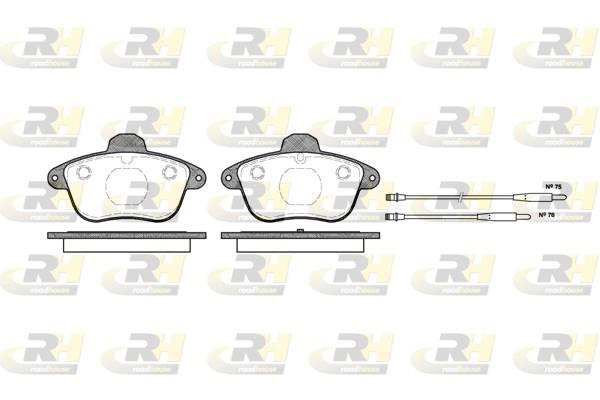 set placute frana,frana disc - ROADHOUSE