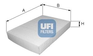 Filtru, aer habitaclu - UFI