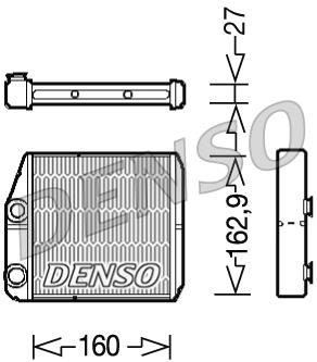 Schimbator caldura, incalzire habitaclu - DENSO