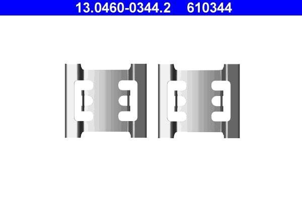 Set accesorii, placute frana - ATE