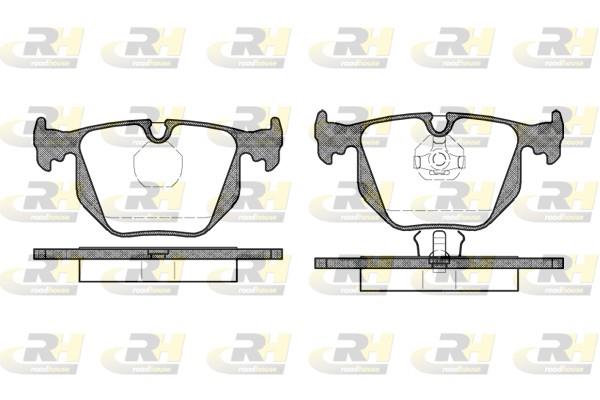 set placute frana,frana disc - ROADHOUSE