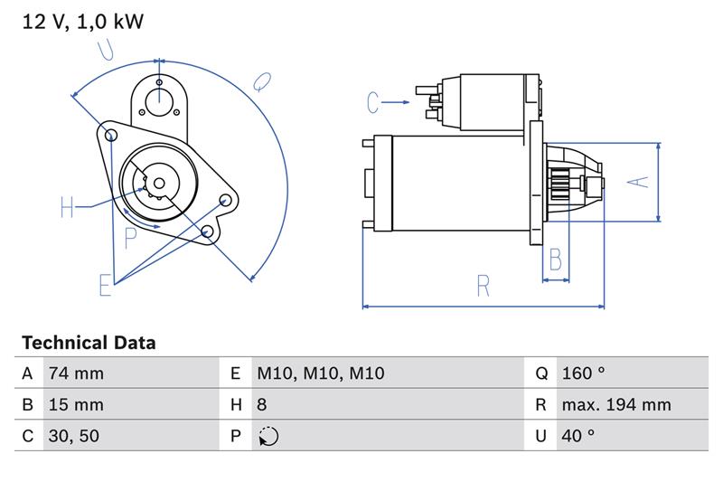 starter - BOSCH